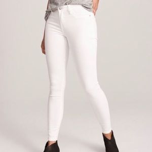 Abercrombie & Fitch Harper White Skinny Jeans